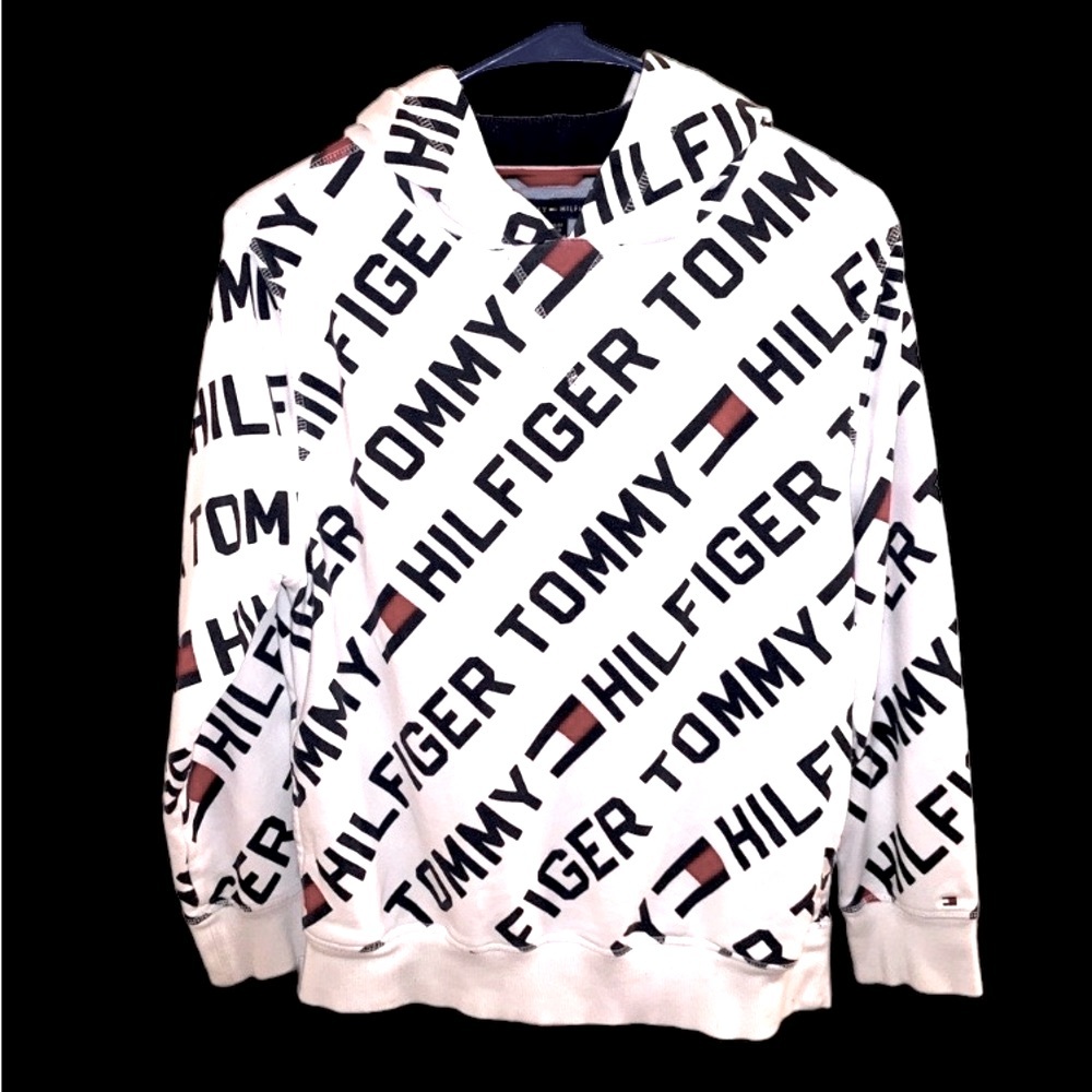 Boys Tommy Hilfiger Hoodie Size M/12-14 (Fit like 10-12)